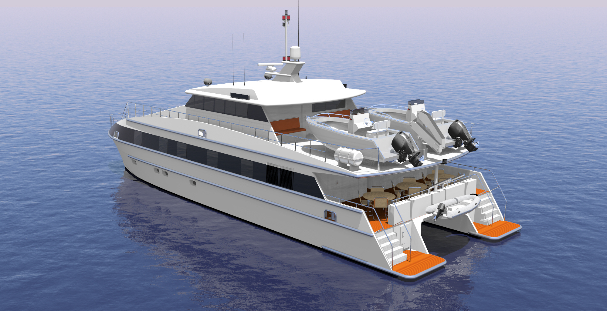 24m Catamaran Live Aboard Design